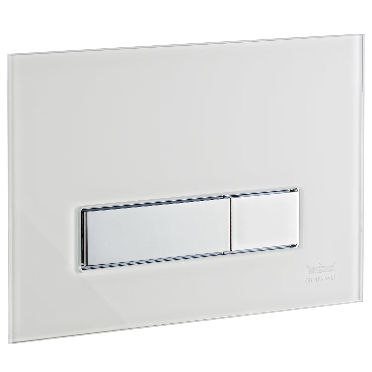 Kronenbach Plantec 2.0 öblítő gomb WC-hez fényezett króm-fehér KB829011904