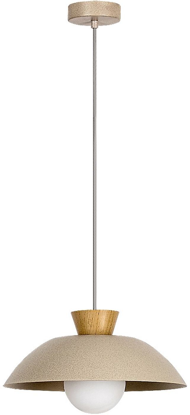 Rabalux Golnar függőlámpa 1x5 W fa-opál-bézs 72230