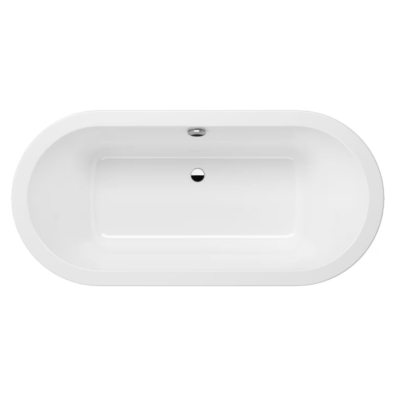 Kronenbach Tube ovális fürdőkád 180x85 cm fehér KBABO1885