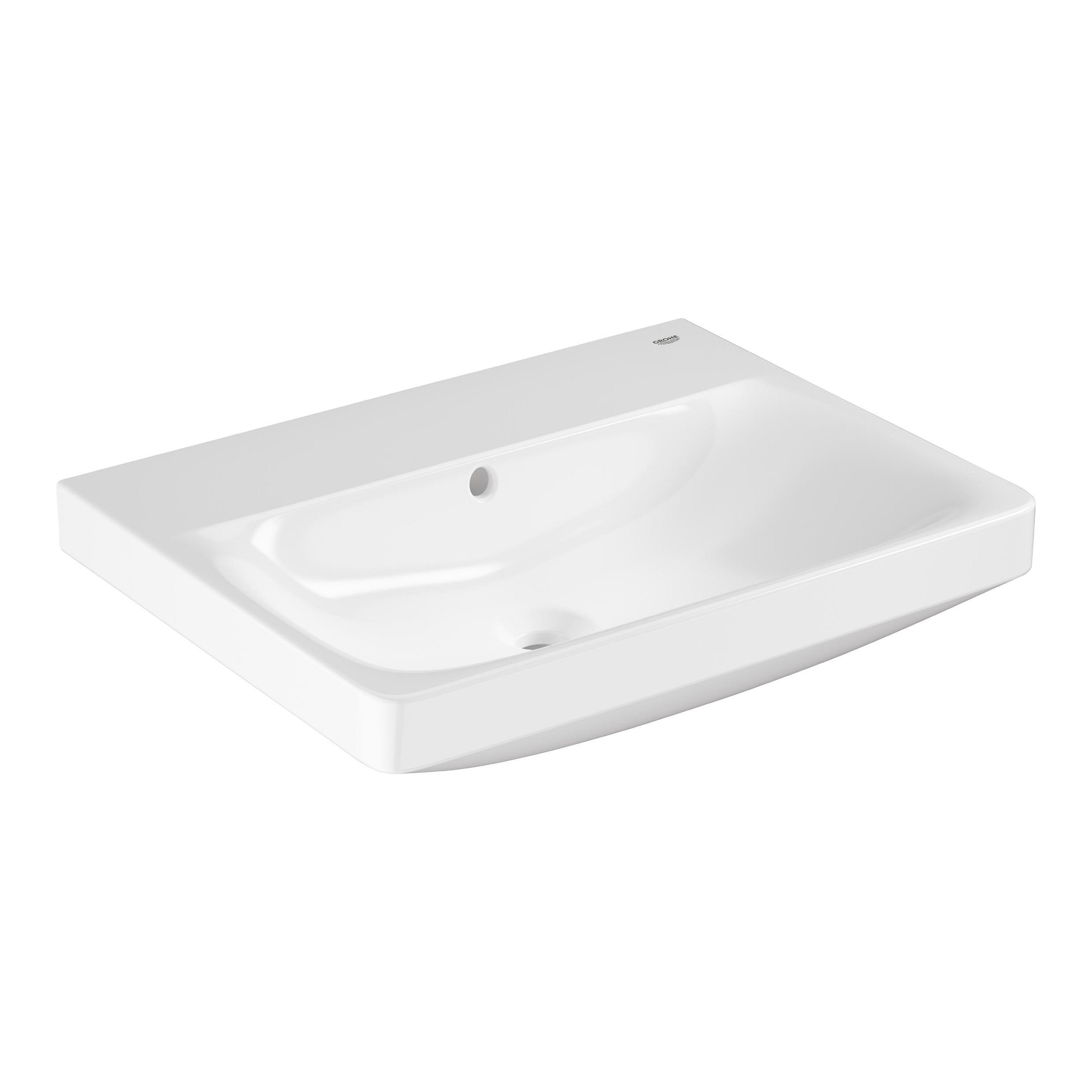 Grohe Euro Ceramic mosdótál 60x47 cm négyszögletes klasszikus fehér 102417SH00