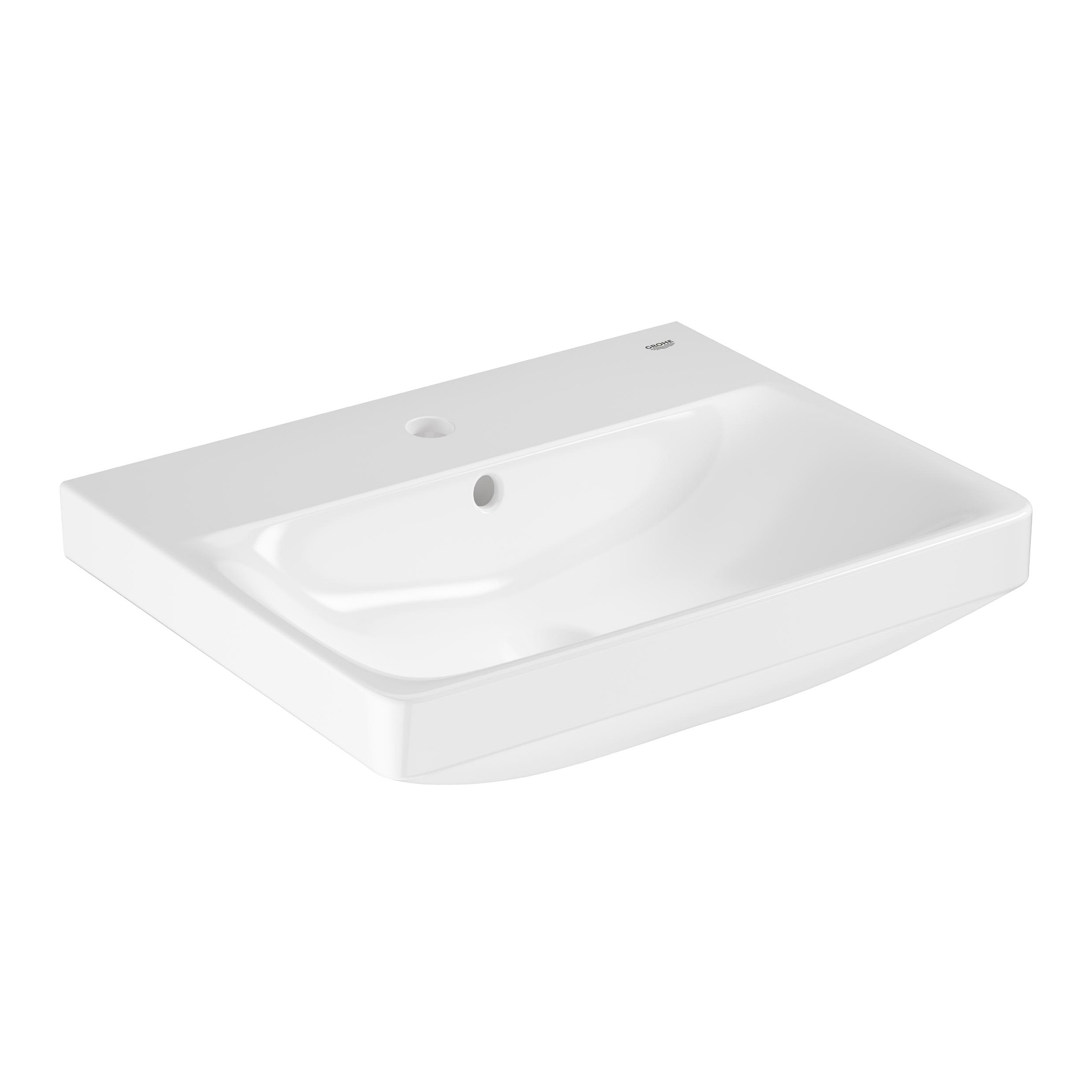 Grohe Euro Ceramic mosdótál 55x44 cm négyszögletes klasszikus fehér 102430SH00