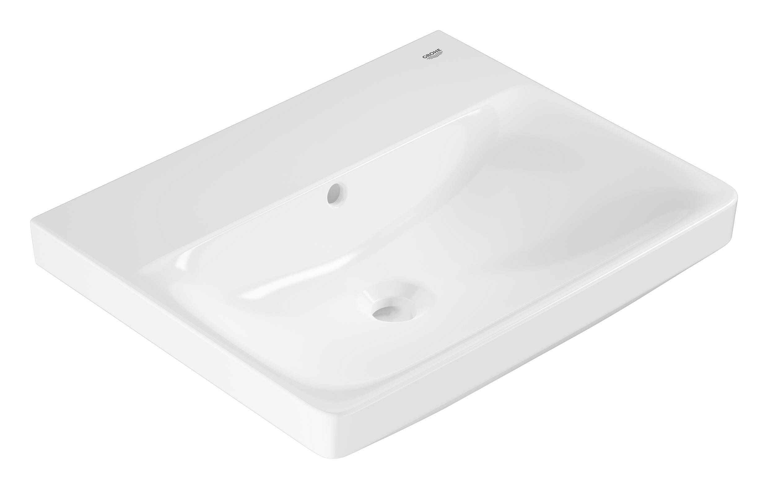 Grohe Euro Ceramic mosdótál 55x44 cm négyszögletes klasszikus fehér 102432SH00