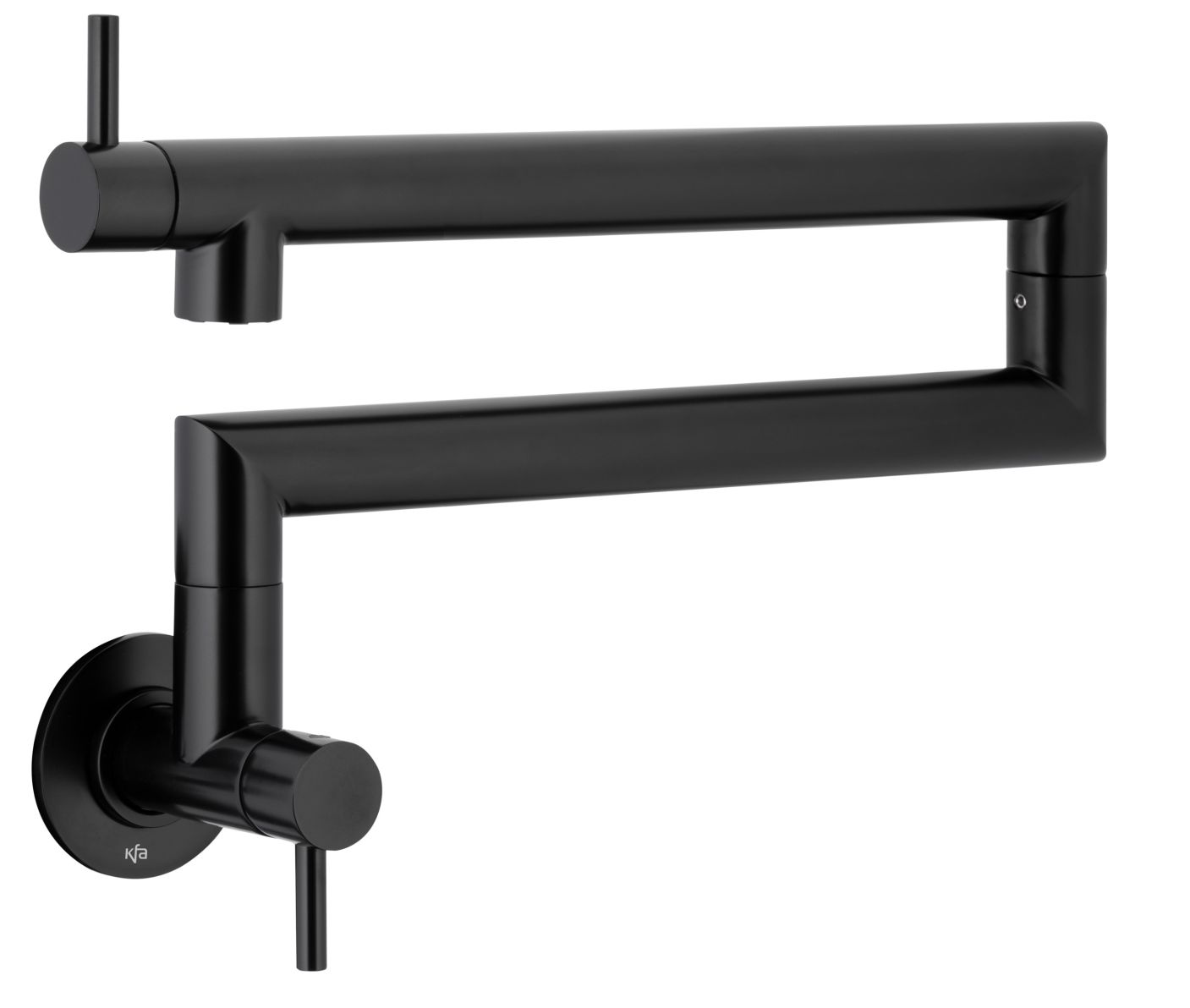 KFA Armatura Moza konyhai csaptelep fali fekete 6623-030-81