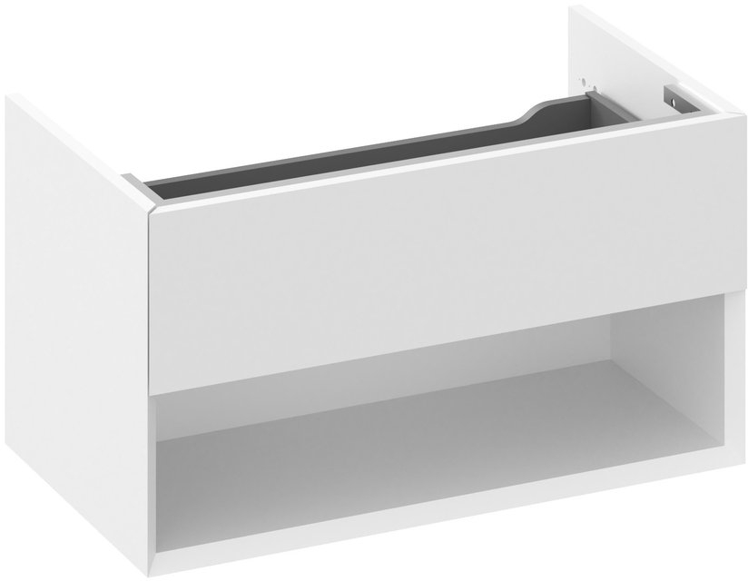 Ravak Lite szekrény 80x45x43 cm mosdókagyló alá akasztható fehér X000001861