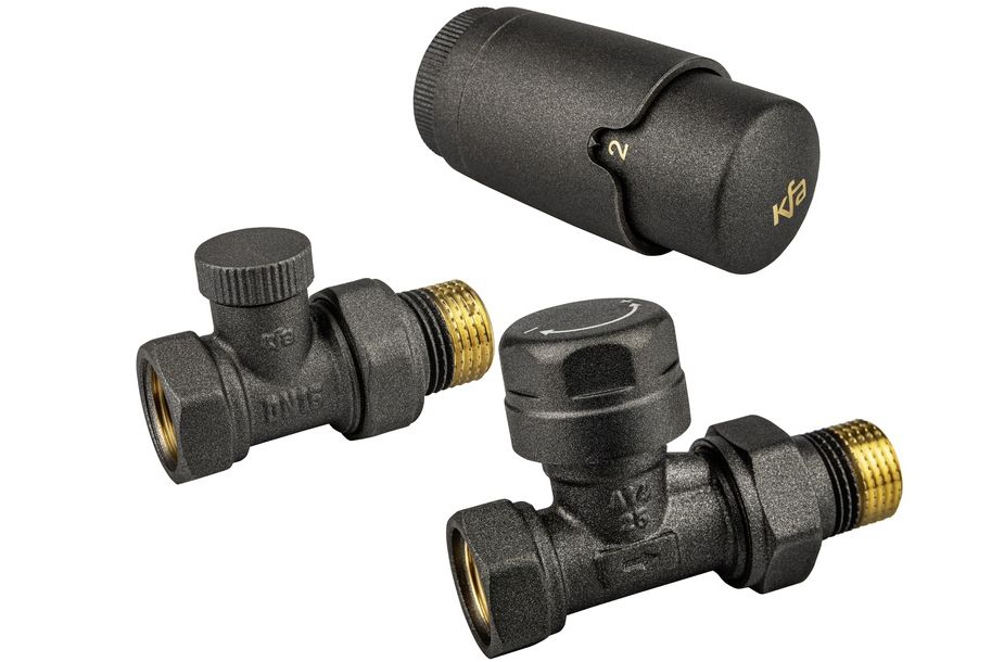 KFA Armatura Komfort Pro termosztatikus készlet grafit 757-030-61-BL