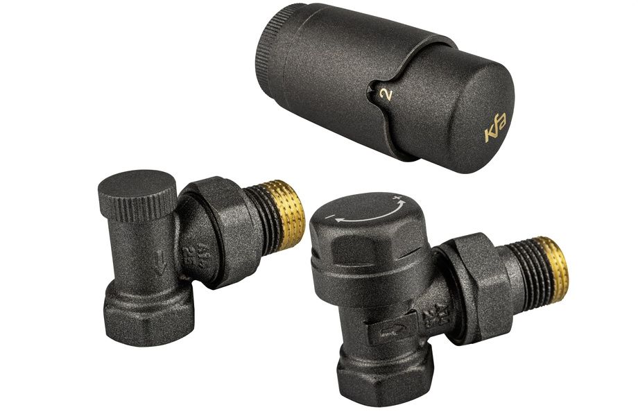 KFA Armatura Komfort Pro termosztatikus készlet grafit 757-130-61-BL