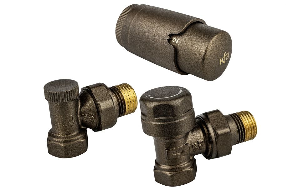 KFA Armatura Komfort Pro termosztatikus készlet réz 757-130-19-BL