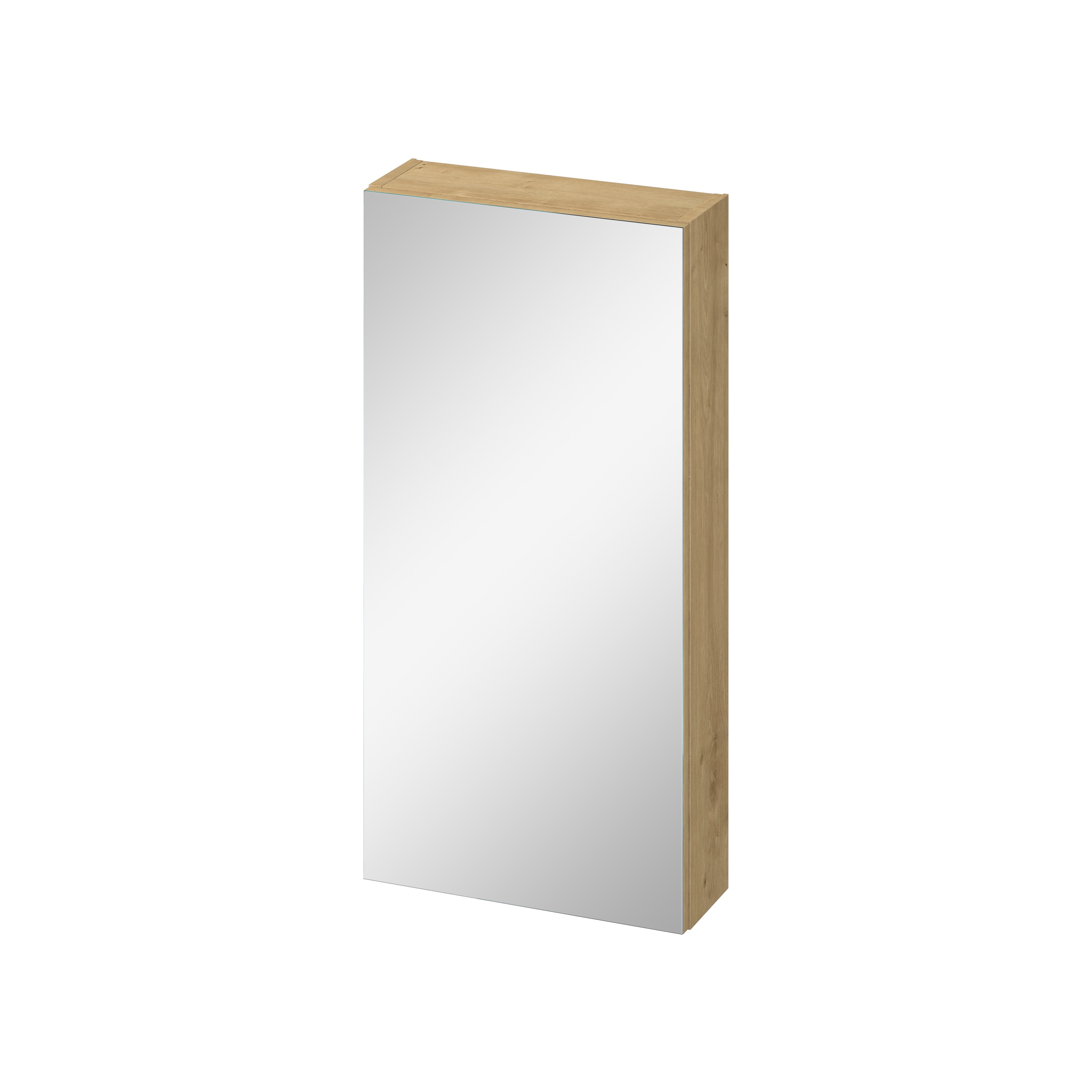 Cersanit City szekrény 40x14.1x80 cm tükörrel tölgy S584-114