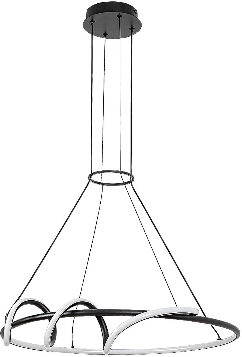 Rabalux Menazi intelligens függőlámpa 1x46 W fehér-fekete 72022