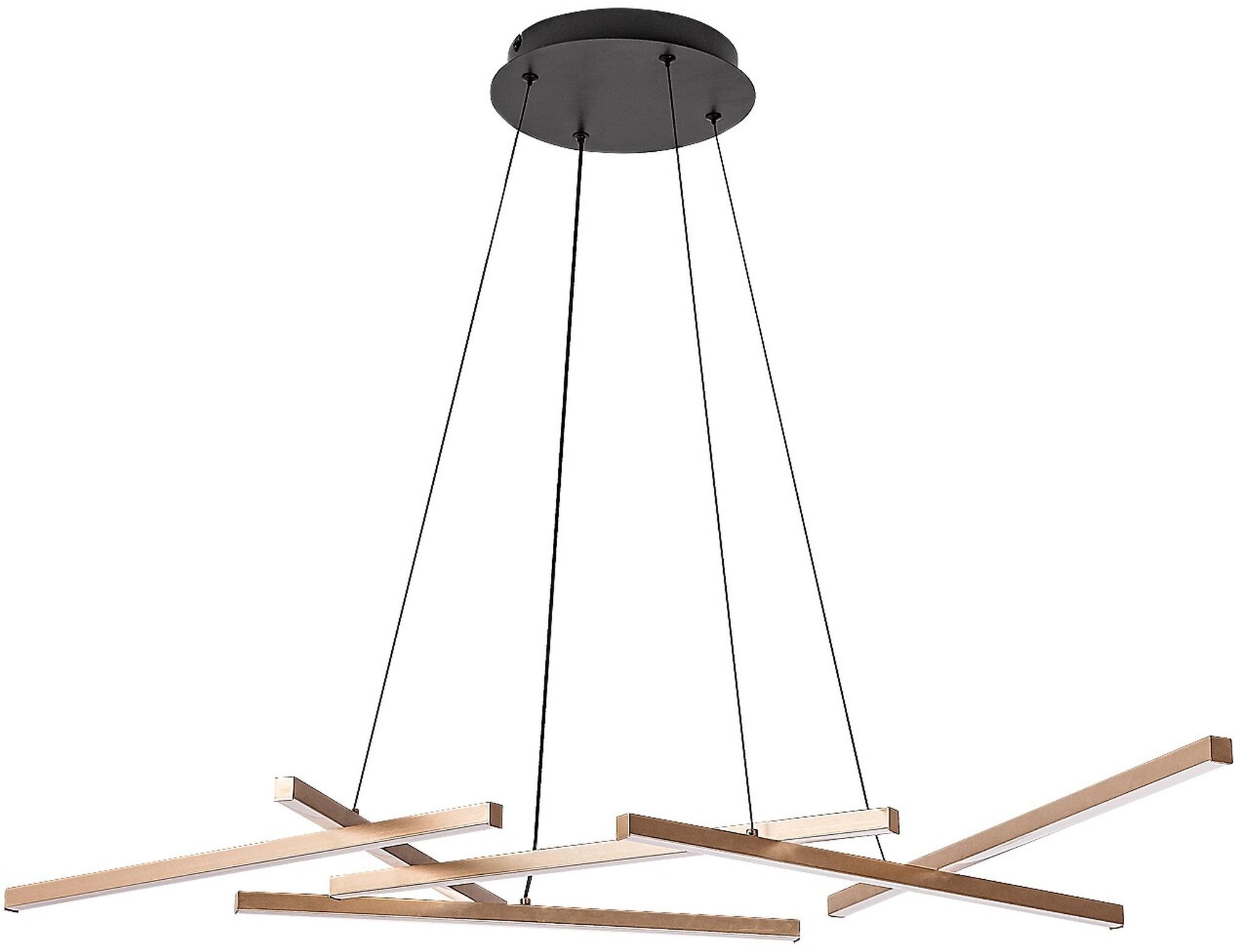 Rabalux Severine intelligens függőlámpa 5x40 W fehér-fekete-arany 72369