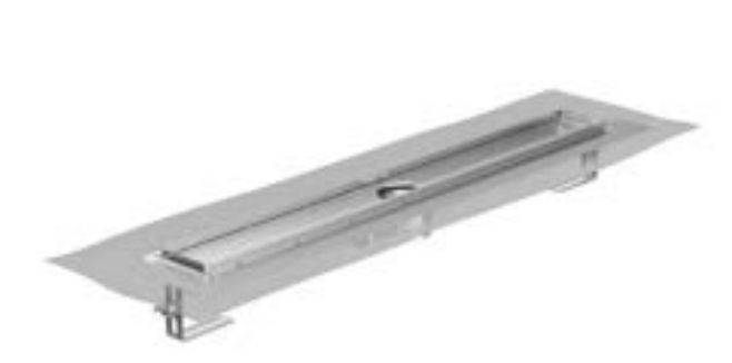ACO ShowerDrain E+ lineáris lefolyó 90 cm acél 9010.77.12