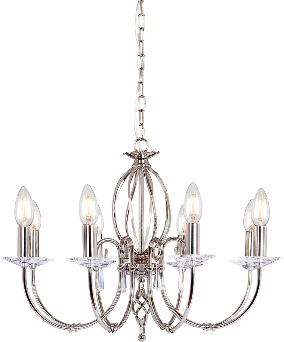 Elstead Lighting Aegean függőlámpa x60 W nikkel AG8-POL-NICKEL