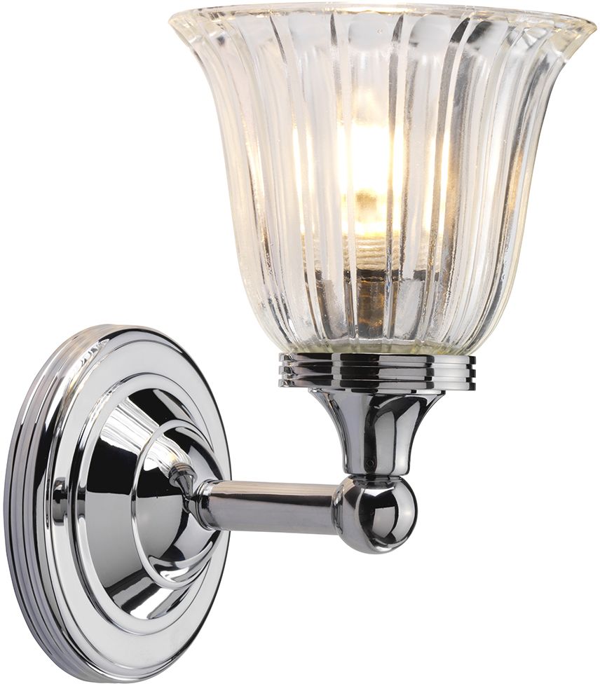 Elstead Lighting Austen oldalfali lámpa 1x3 W króm BATH-AUSTEN1-PC
