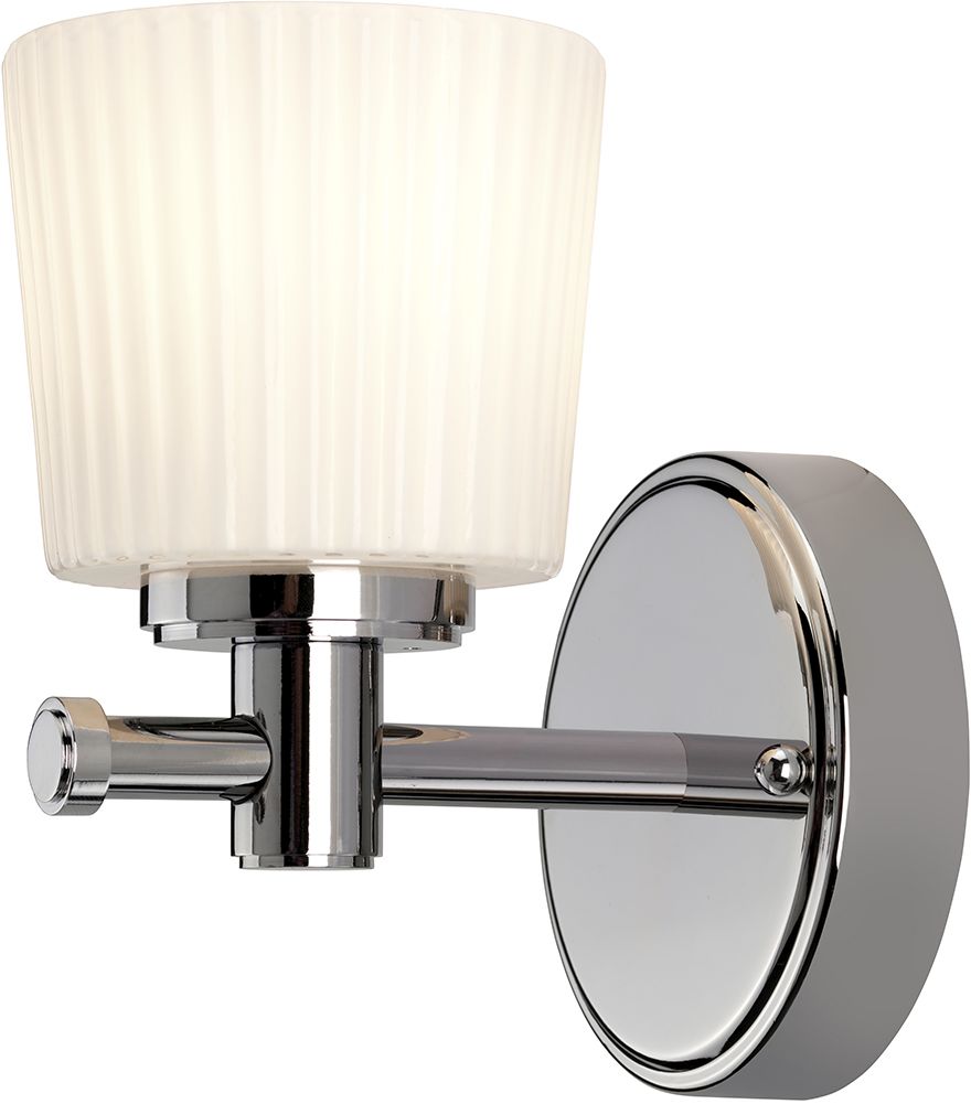 Elstead Lighting Binstead oldalfali lámpa 1x3 W króm BATH-BN1