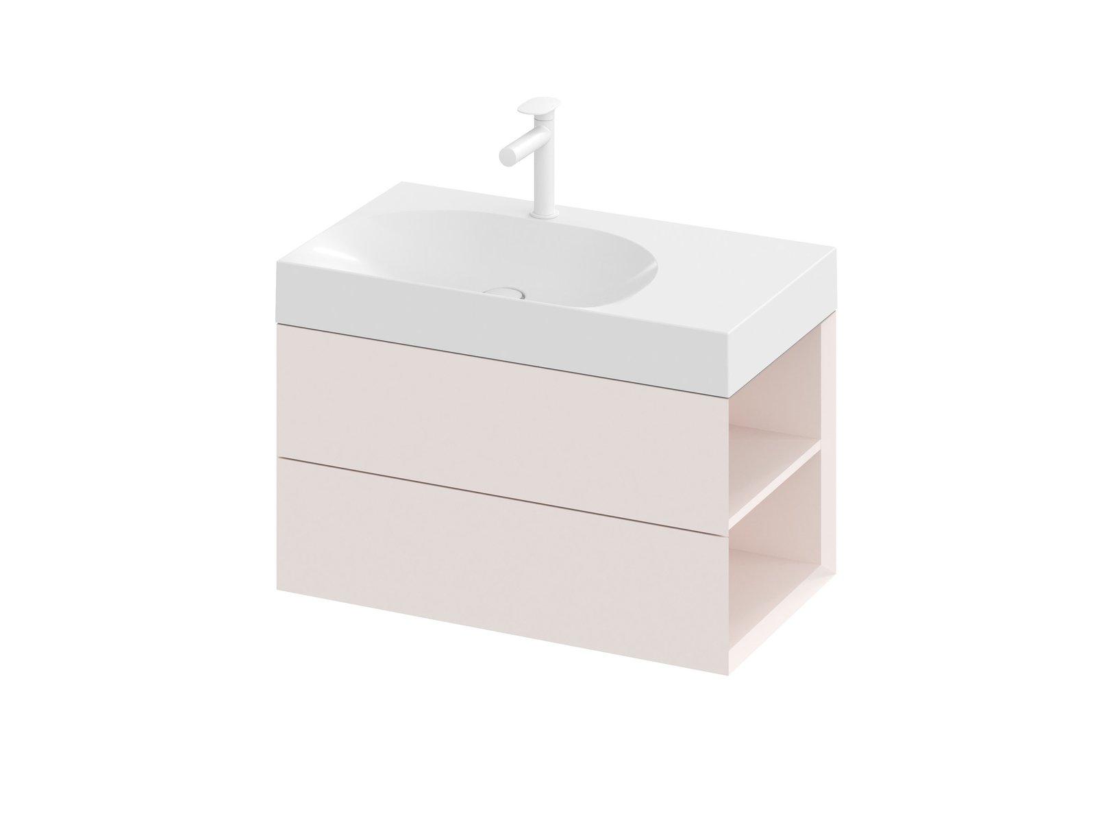 Ravak Lite szekrény 80x45x43 cm mosdókagyló alá akasztható X000001890