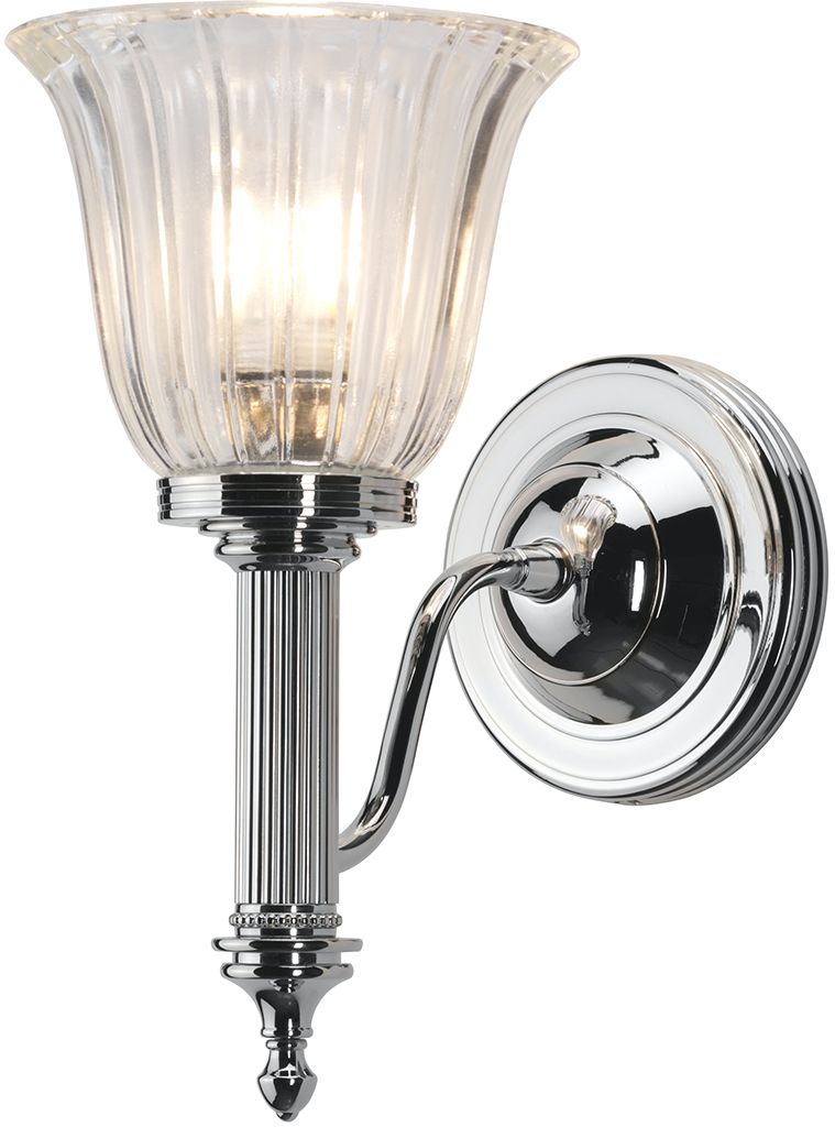 Elstead Lighting Carroll oldalfali lámpa 1x3 W króm BATH-CARROLL1-PC