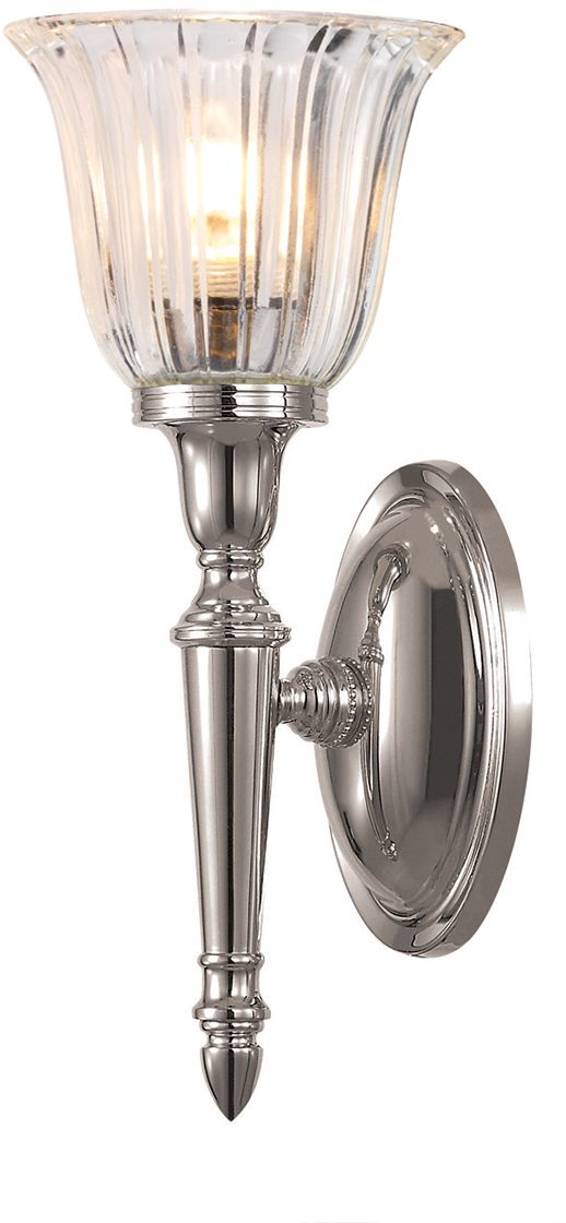Elstead Lighting Dryden oldalfali lámpa 1x3 W nikkel BATH-DRYDEN1-PN