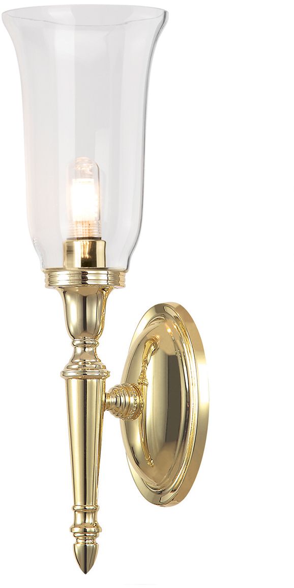 Elstead Lighting Dryden oldalfali lámpa 1x3 W sárgaréz BATH-DRYDEN2-PB