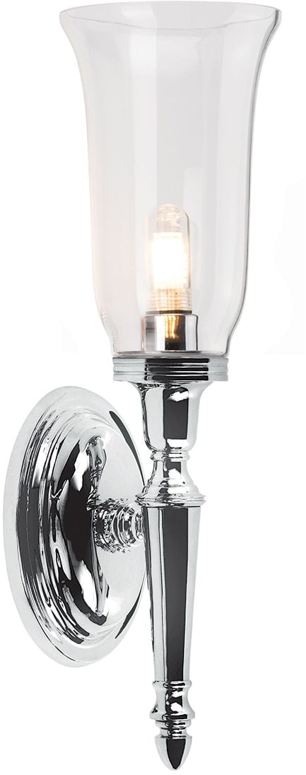 Elstead Lighting Dryden oldalfali lámpa 1x3 W króm BATH-DRYDEN2-PC