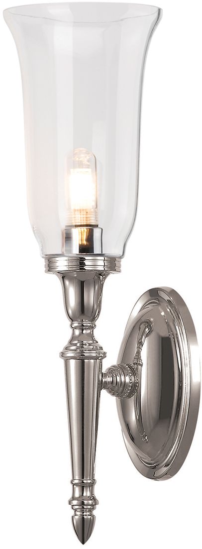 Elstead Lighting Dryden oldalfali lámpa 1x3 W nikkel BATH-DRYDEN2-PN