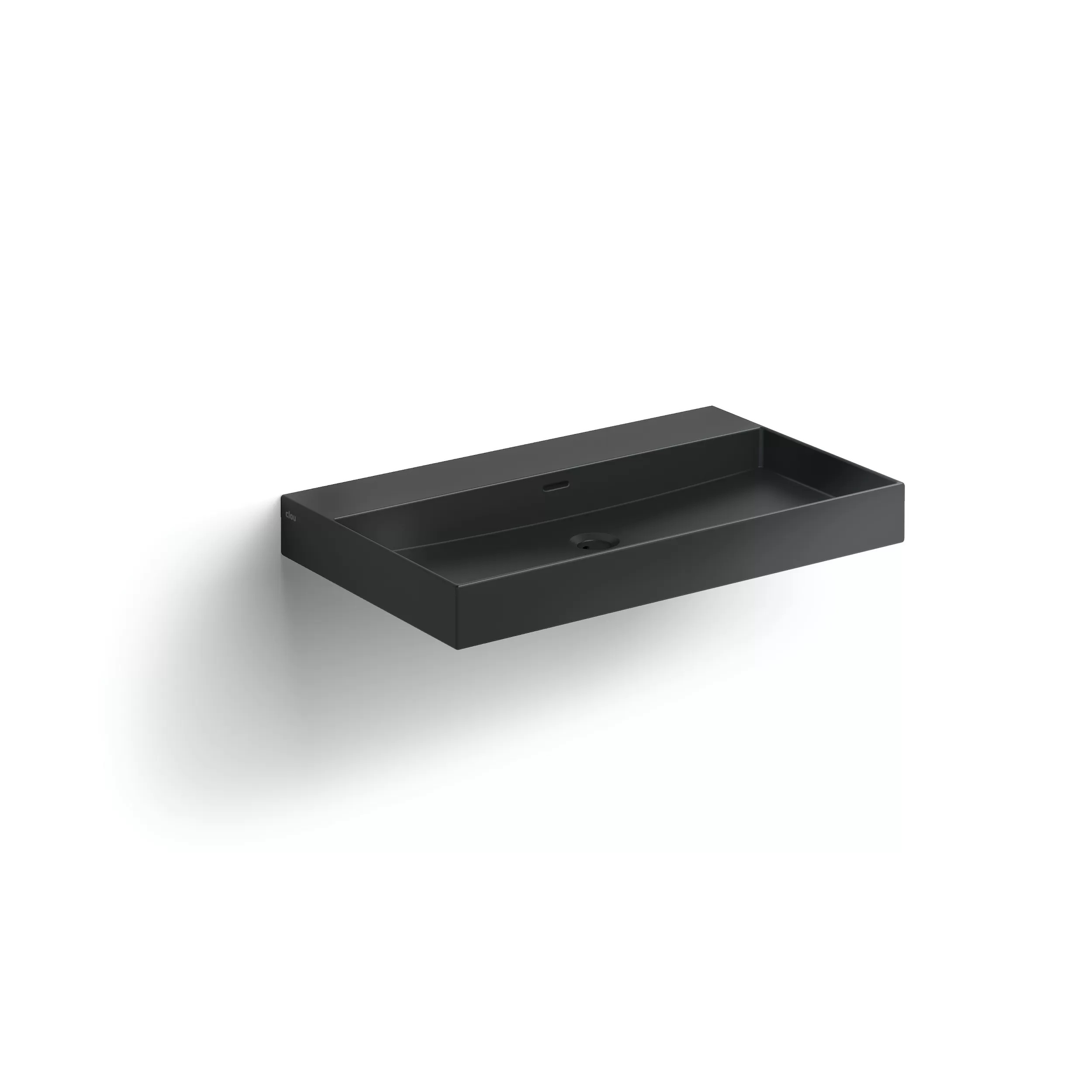 Clou New Wash Me mosdótál 70x42 cm négyszögletes klasszikus-mosdótálak fekete CL/02.30432