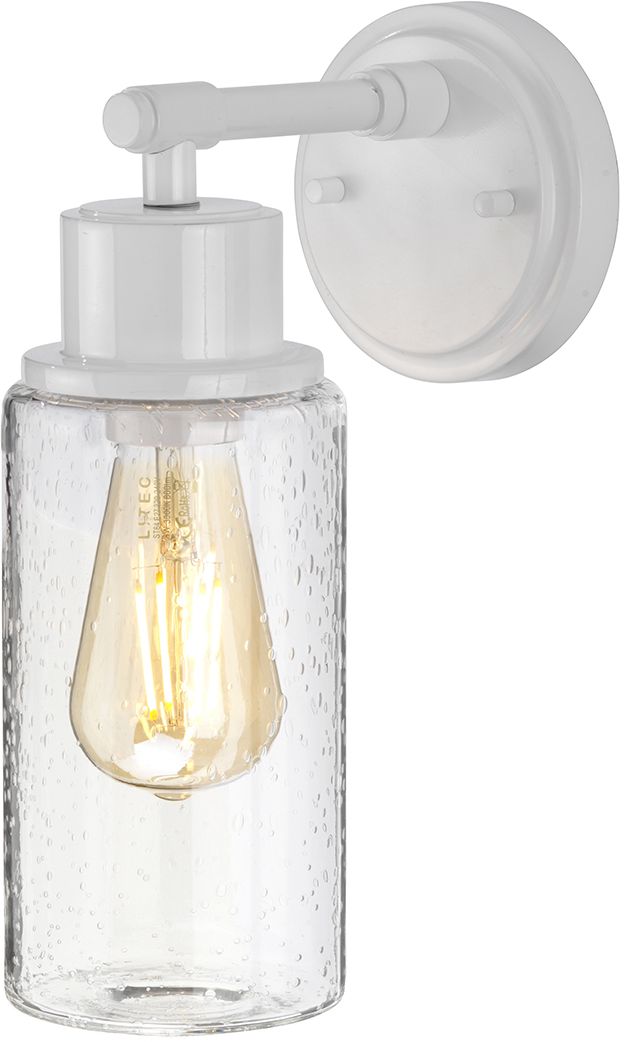 Elstead Lighting Greenwich oldalfali lámpa 1x60 W fehér BATH-MORVAH1-W