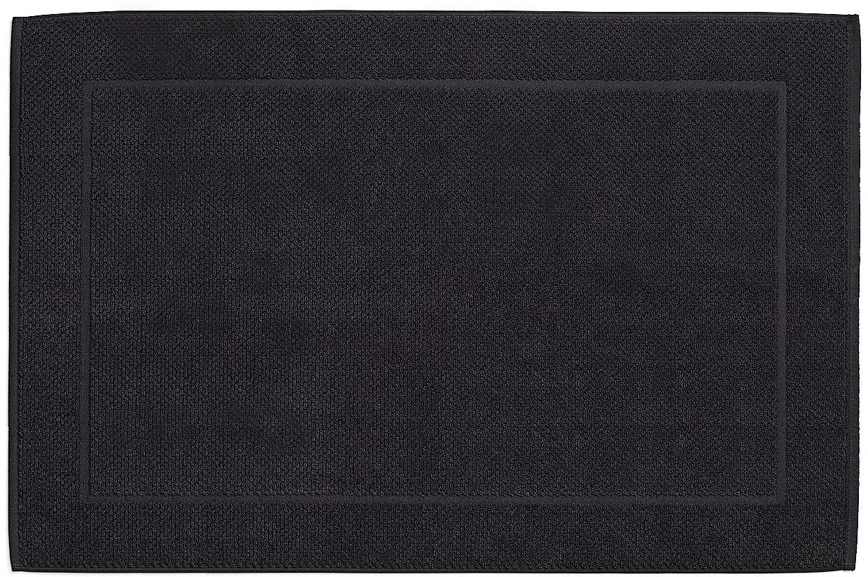 Kela Lavinia fürdőszoba szőnyeg 100x60 cm négyszögletes fekete KE-23913