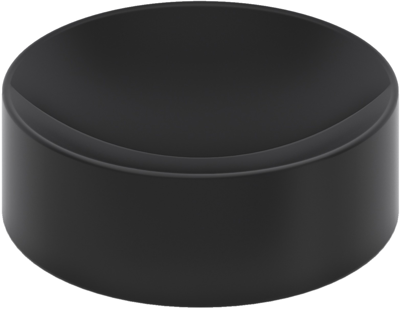 Clou Vale mosdótál 22x22 cm kerek mosdótálak fekete CL/03.30164