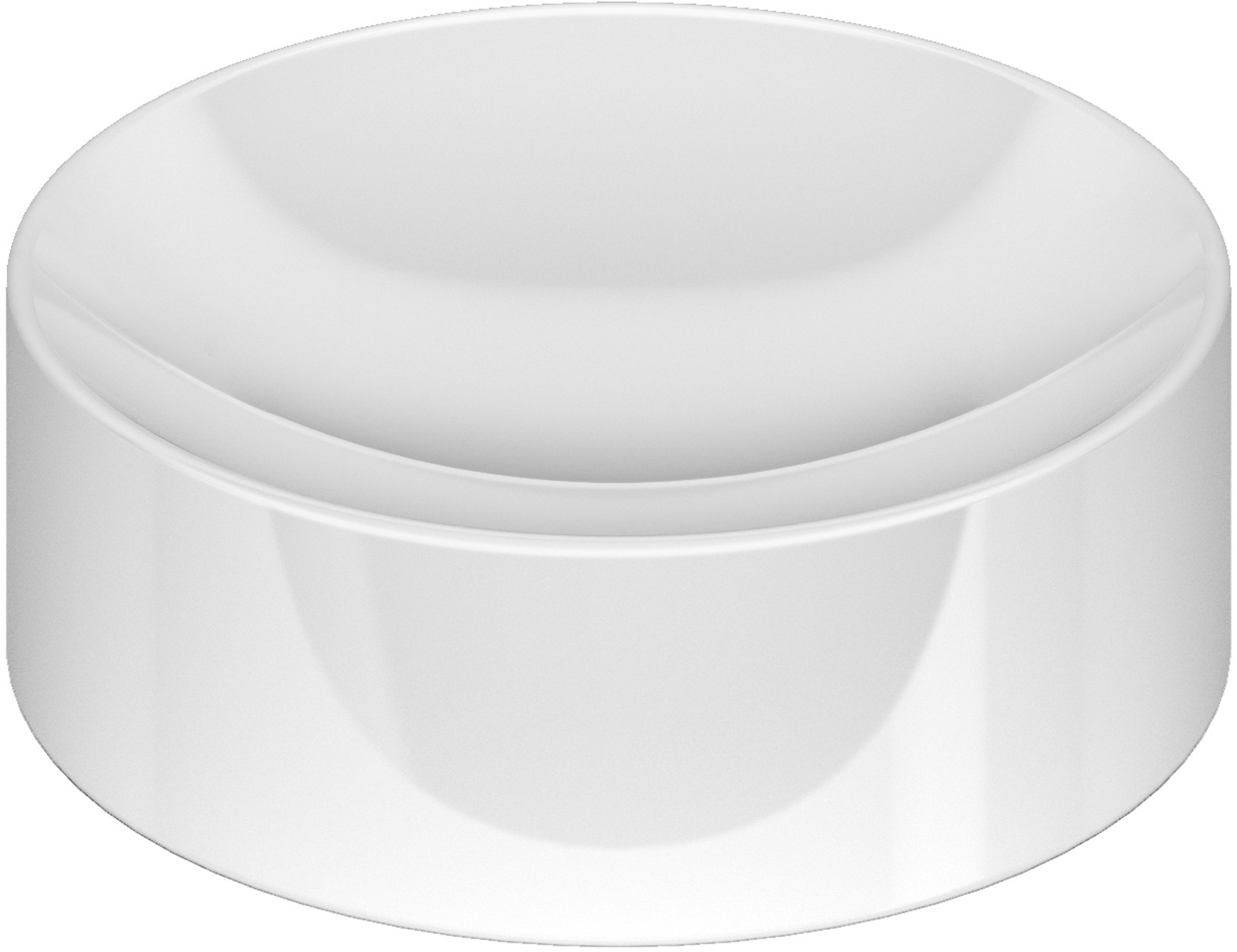 Clou Vale mosdótál 22x22 cm kerek mosdótálak fehér CL/03.03164