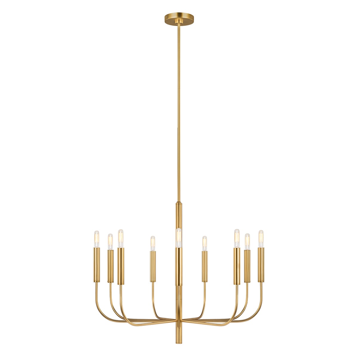 Elstead Lighting Brianna függőlámpa x60 W sárgaréz FE-BRIANNA9-BB