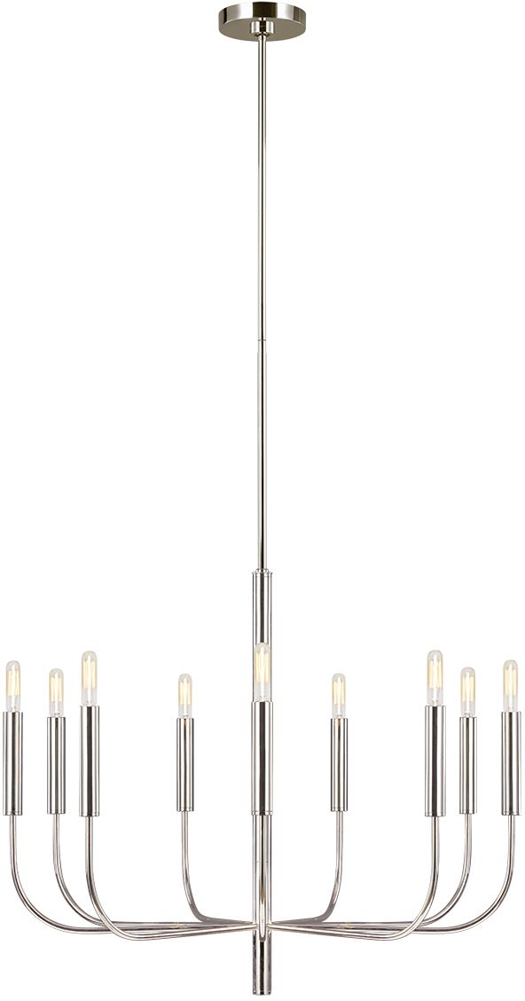 Elstead Lighting Brianna függőlámpa x60 W nikkel FE-BRIANNA9-PN