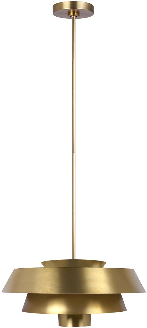 Elstead Lighting Brisbin függőlámpa 1x60 W sárgaréz FE-BRISBIN-BB