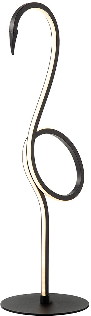 Elstead Lighting Flamingo asztali lámpa 1x6 W fekete FLAMINGO-TL-BLK