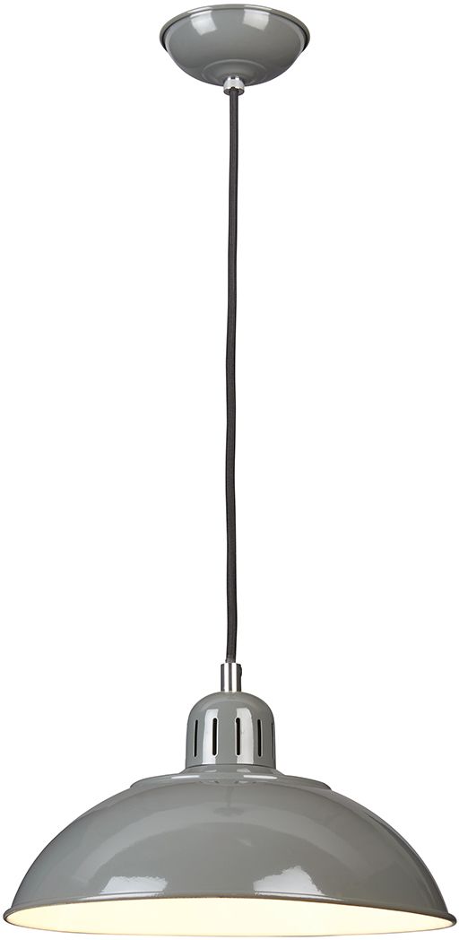 Elstead Lighting Franklin függőlámpa 1x60 W szürke/hamvas FRANKLIN-P-GY