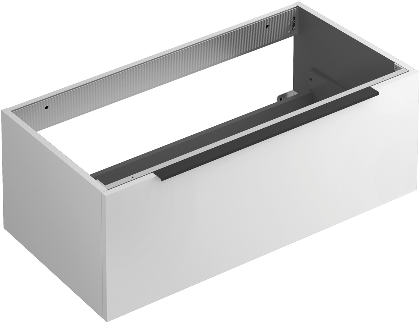 Kludi Icos szekrény 100x50x35 cm mosdókagyló alá akasztható fehér 50S10053