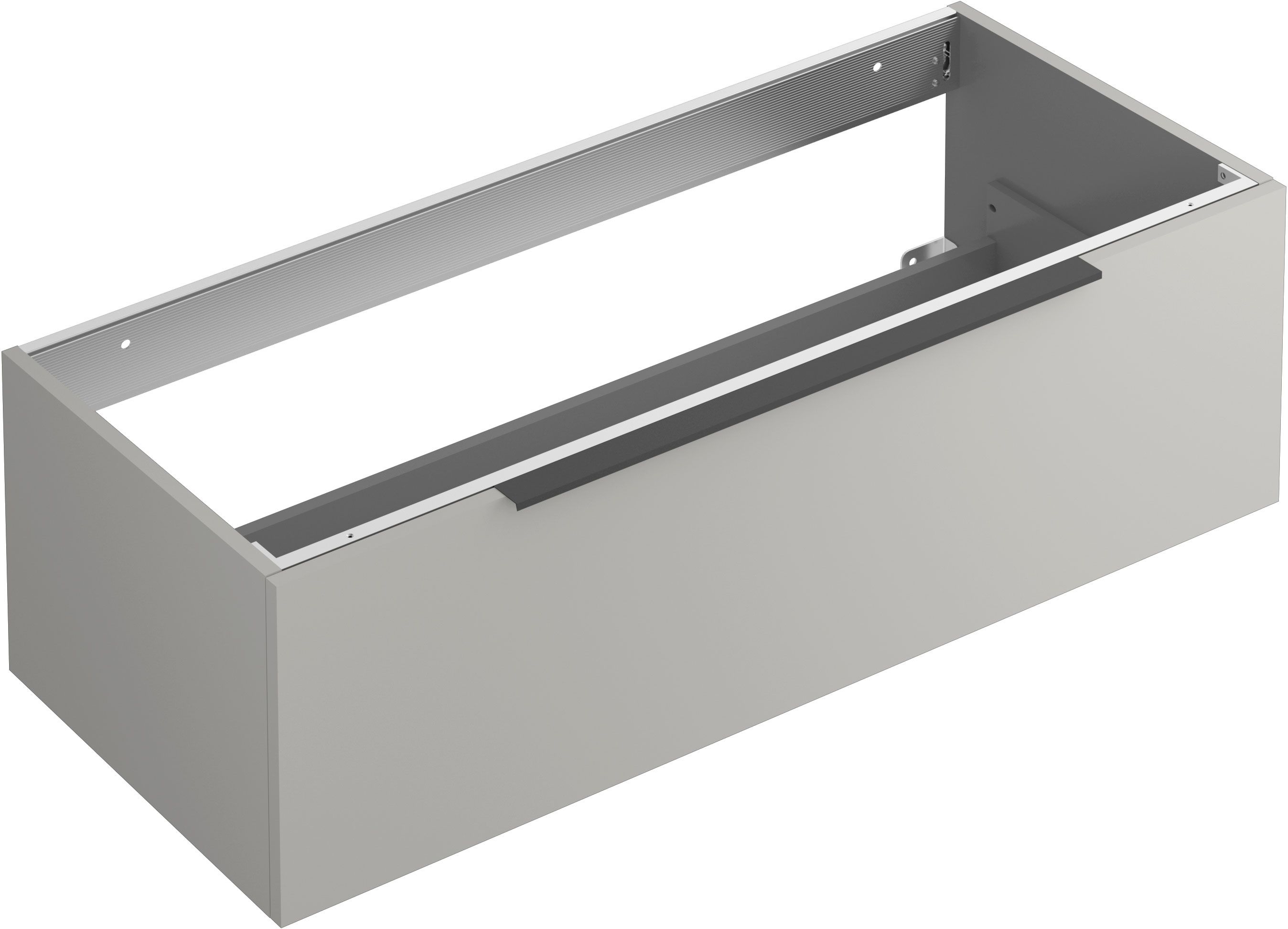 Kludi Icos szekrény 120x50x35 cm mosdókagyló alá akasztható szürke 50S120O2