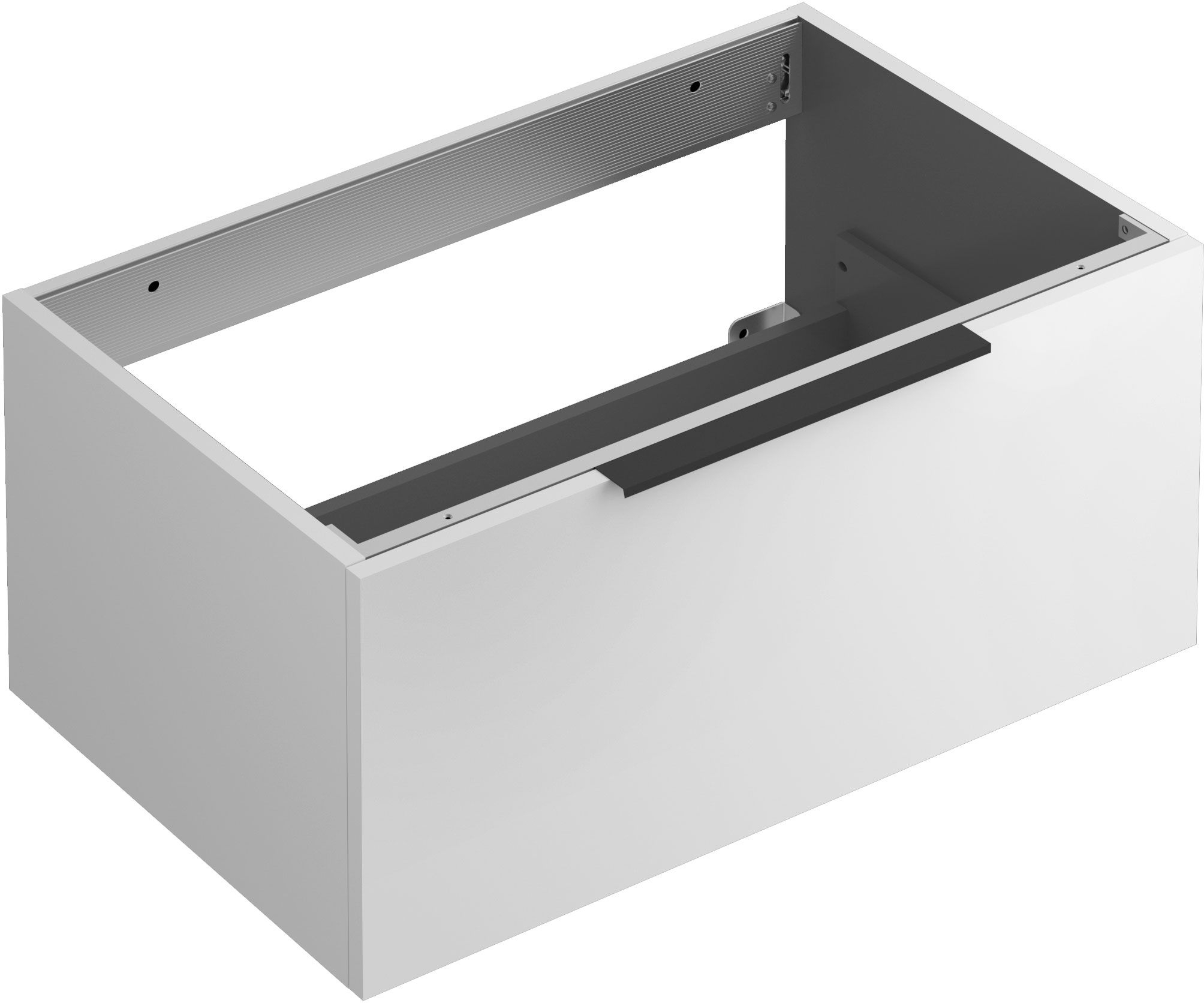 Kludi Icos szekrény 80x50x35 cm mosdókagyló alá akasztható fehér 50S8053