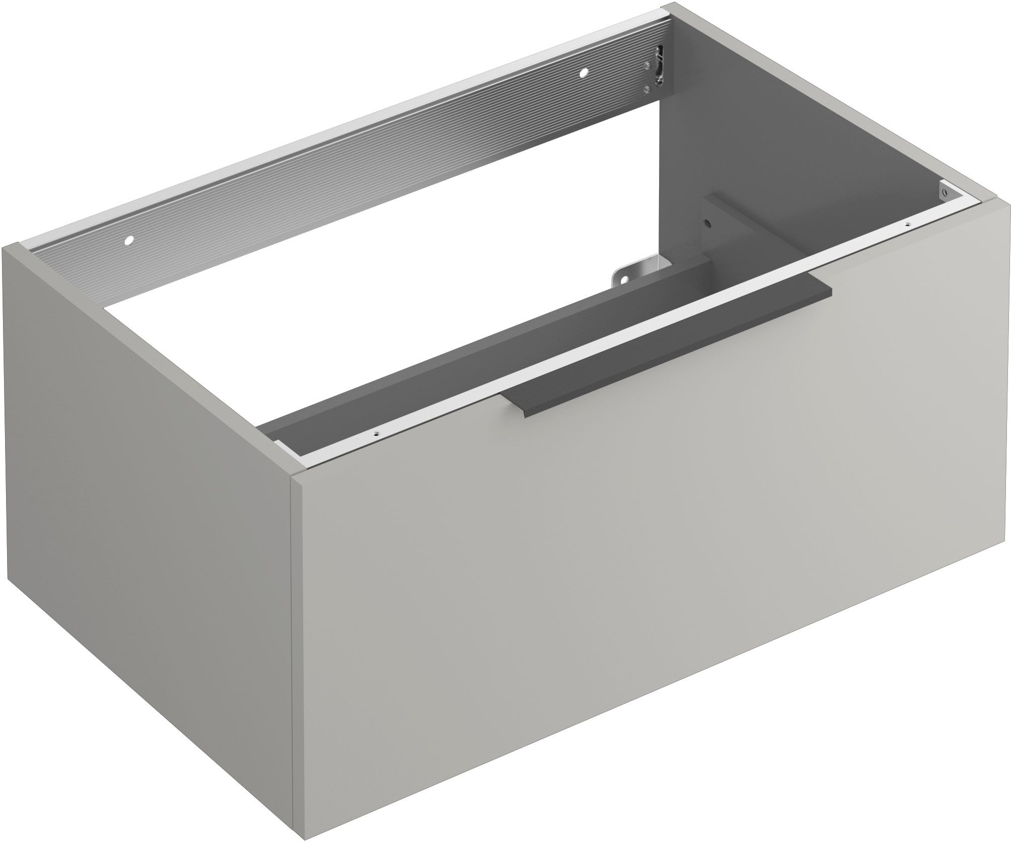 Kludi Icos szekrény 80x50x35 cm mosdókagyló alá akasztható szürke 50S80O2