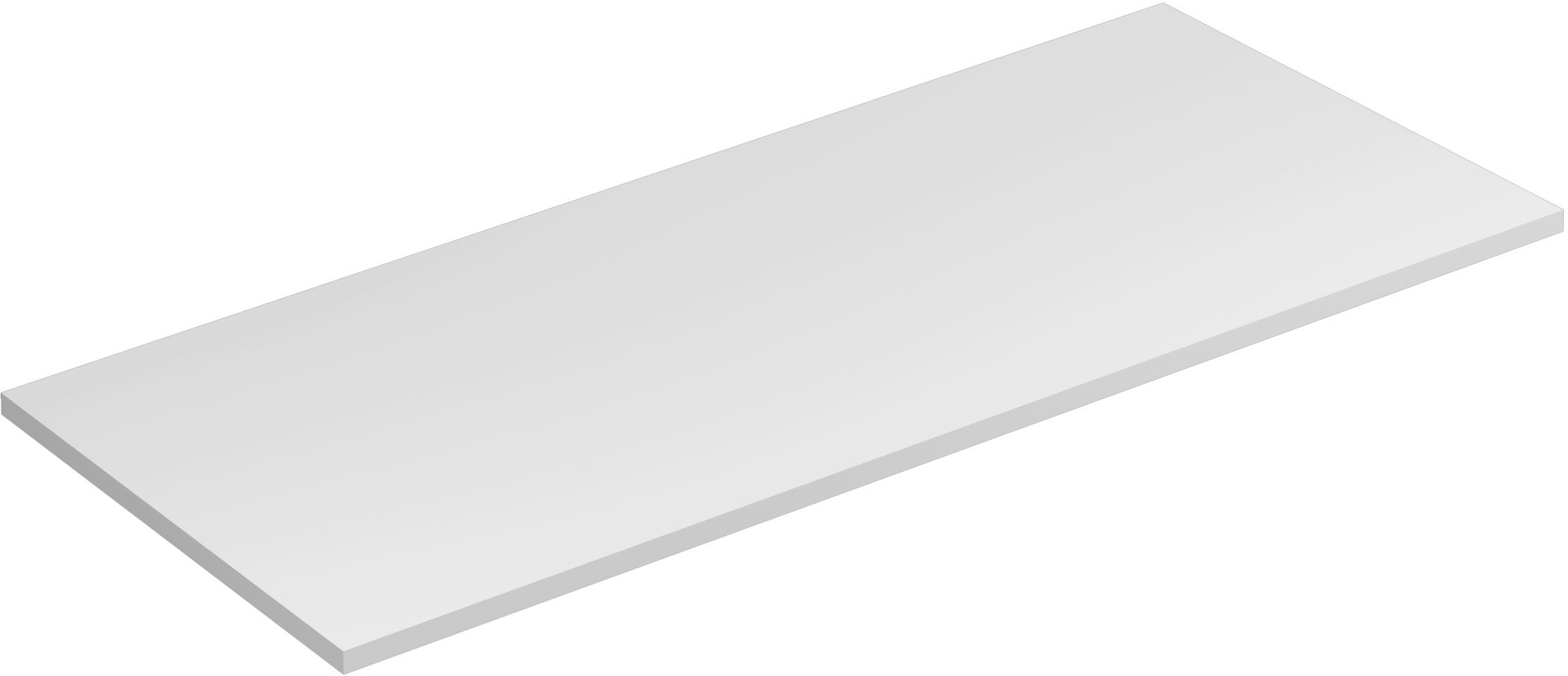 Kludi Icos szekrény feletti pult 120x50 cm fehér 50T12053