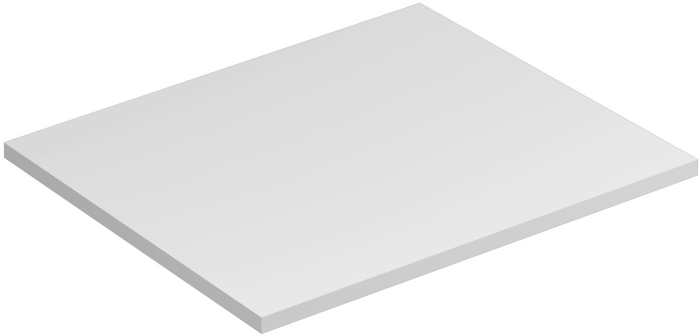Kludi Icos szekrény feletti pult 60x50 cm fehér 50T6053