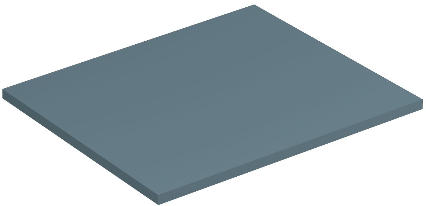 Kludi Icos szekrény feletti pult 60x50 cm kék 50T60O3