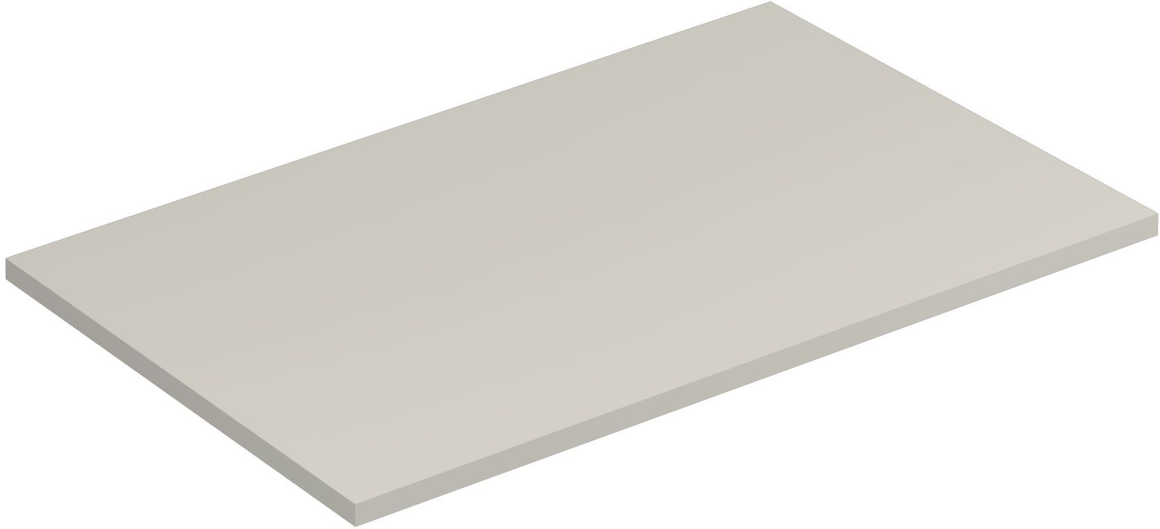 Kludi Icos szekrény feletti pult 80x50 cm szürke 50T80O2
