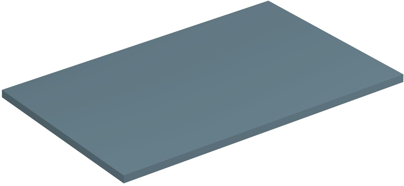 Kludi Icos szekrény feletti pult 80x50 cm kék 50T80O3