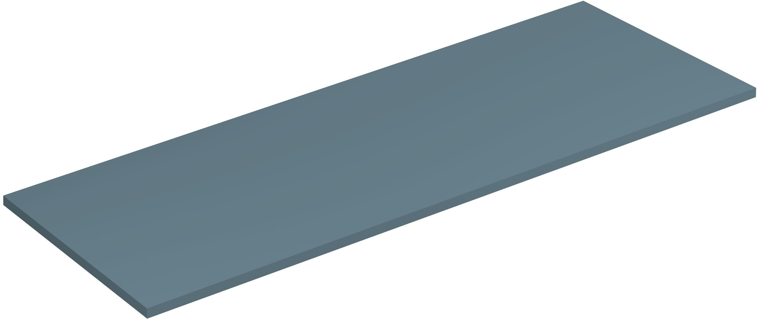 Kludi Icos szekrény feletti pult 140x50 cm kék 50T140O3