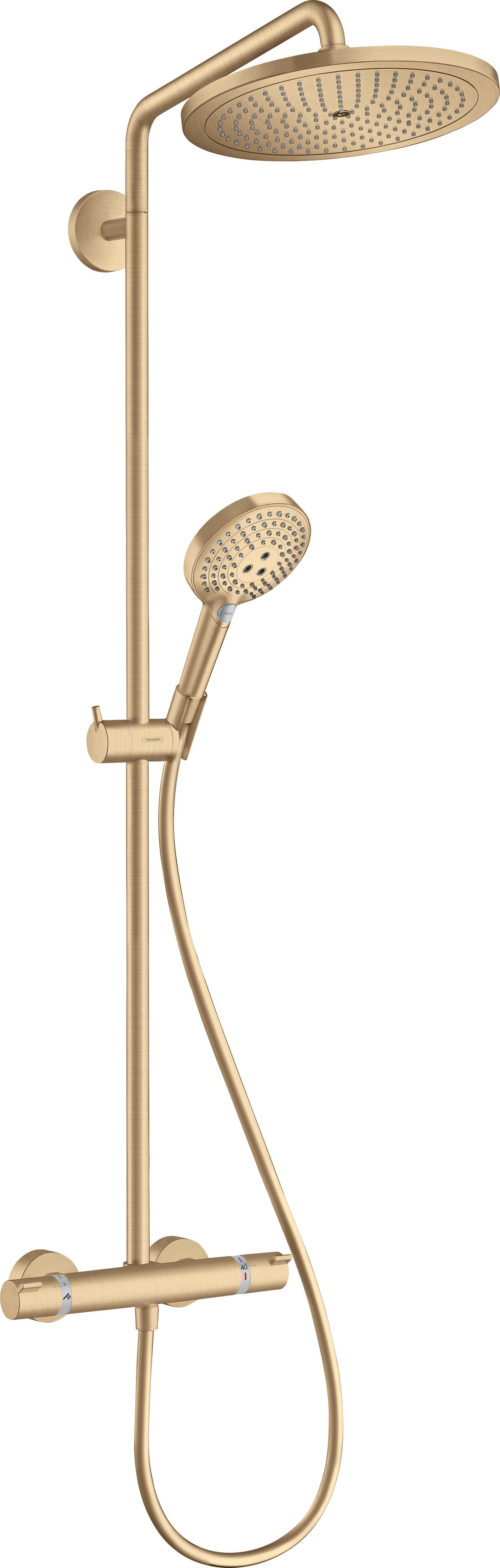 Hansgrohe Croma Select S zuhany készlet fal termosztáttal trópusi zuhany opcióval || 26890140
