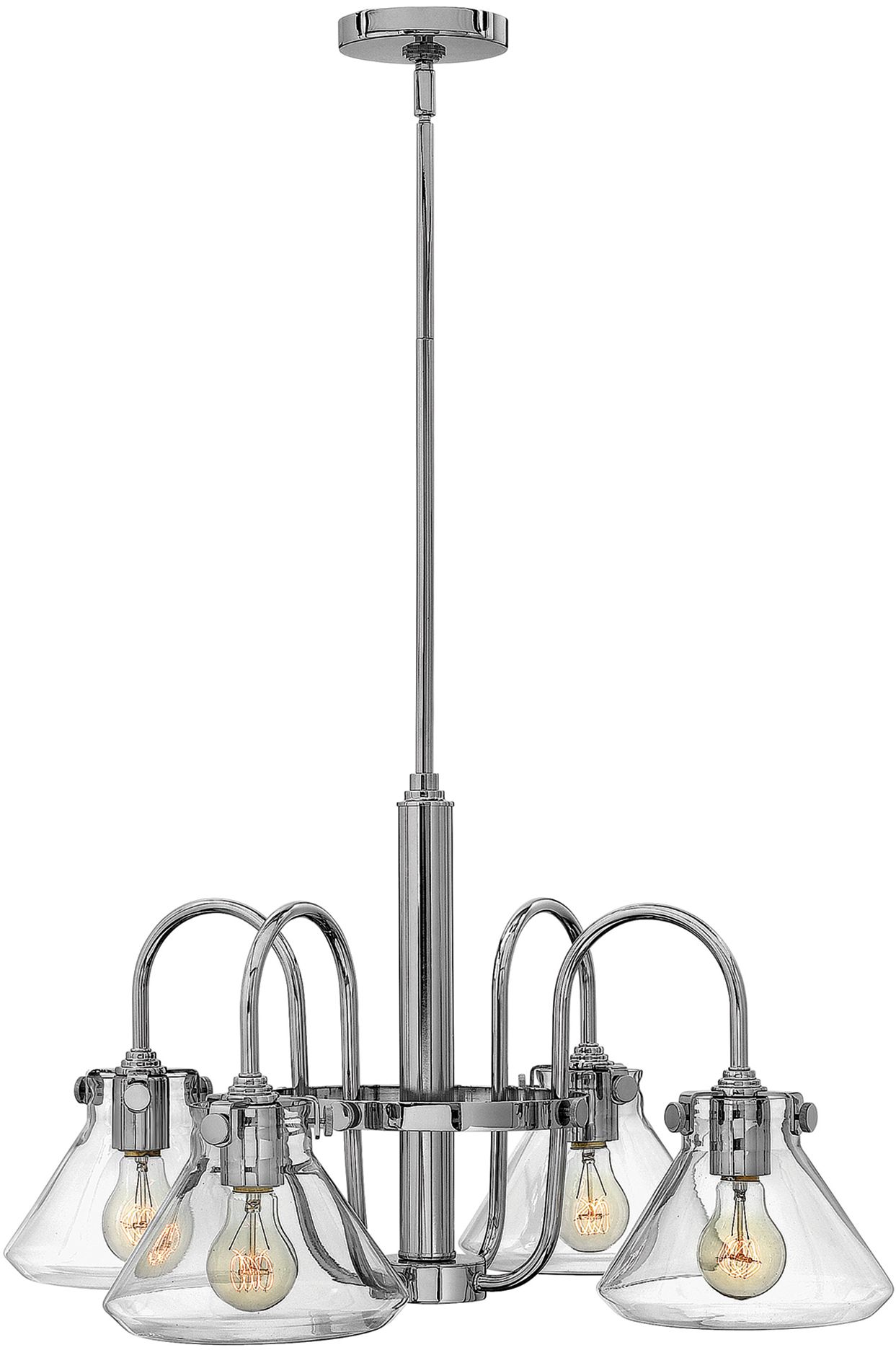Elstead Lighting Congress függőlámpa 4x60 W króm HK-CONGRESS4-A-CM