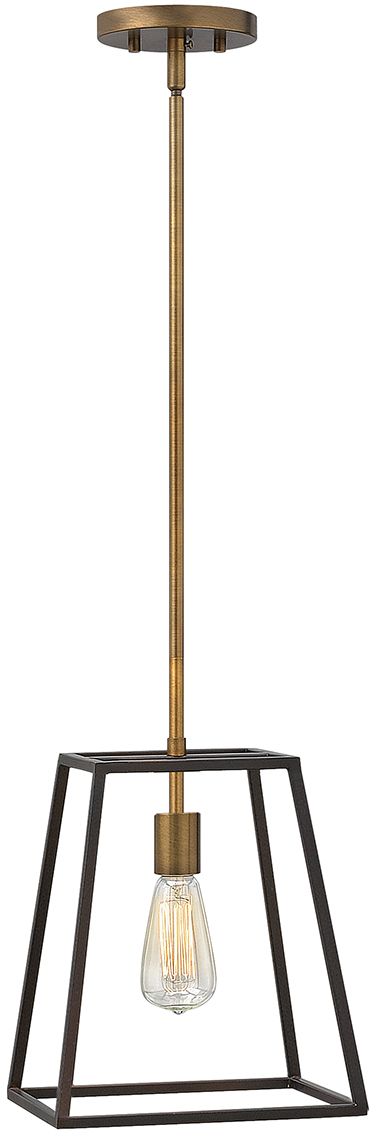 Elstead Lighting Fulton függőlámpa 1x60 W sárgaréz-barna HK-FULTON-P