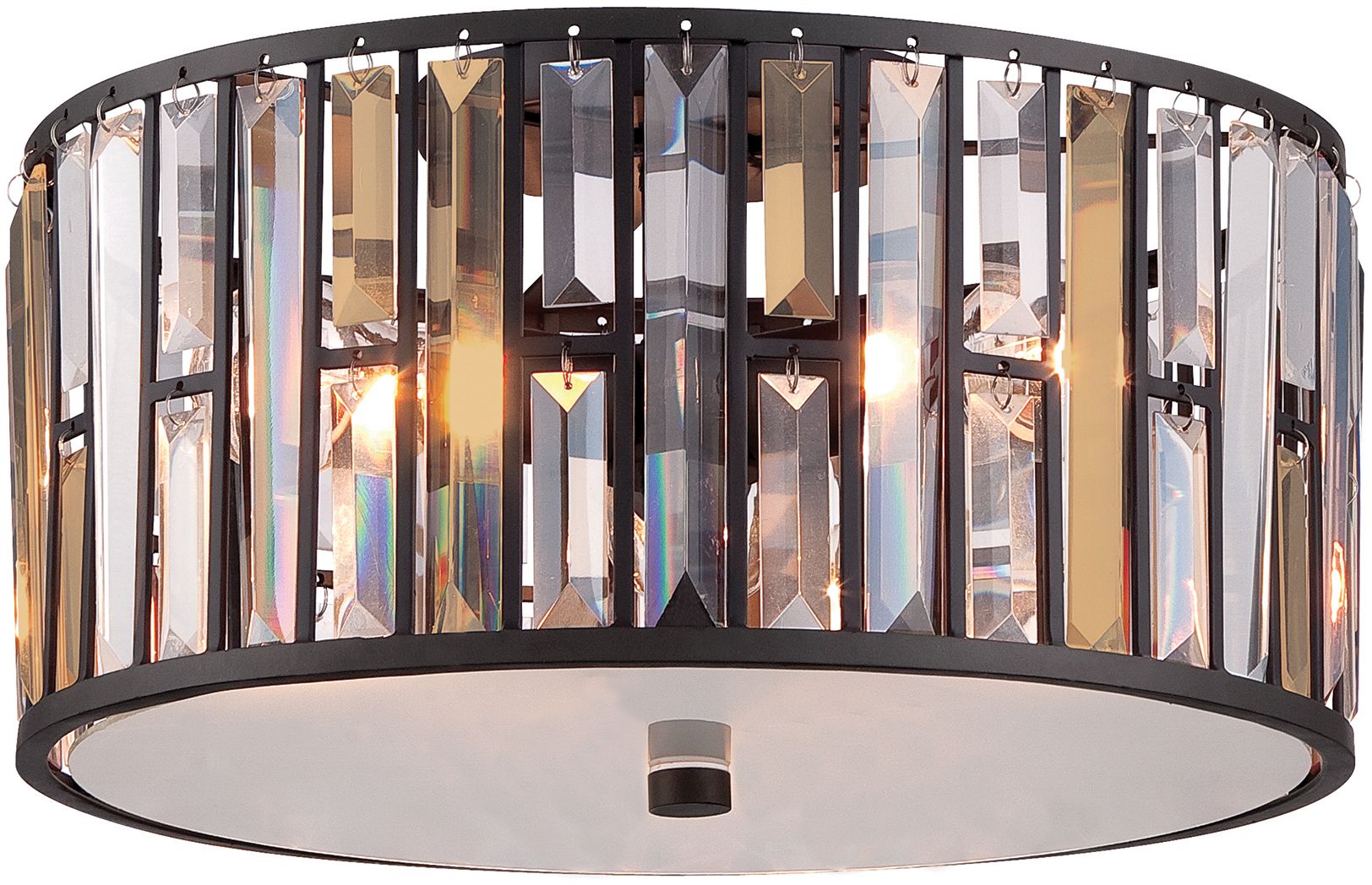 Elstead Lighting Gemma mennyezet 3x60 W átlátszó-barna HK-GEMMA-F-VBZ