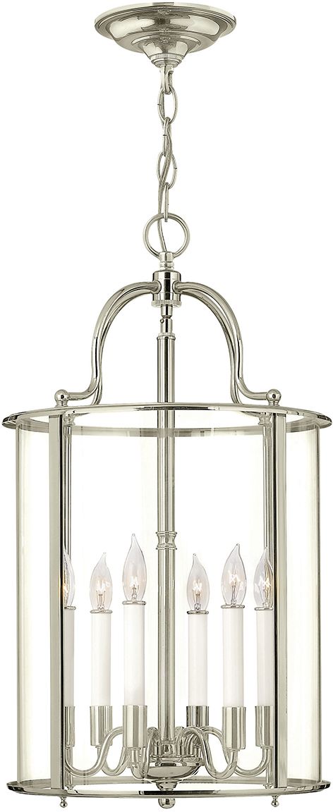 Elstead Lighting Gentry függőlámpa 6x60 W nikkel HK-GENTRY-P-L-PN
