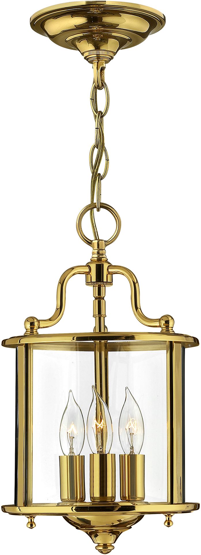 Elstead Lighting Gentry függőlámpa 3x60 W sárgaréz HK-GENTRY-P-S-PB